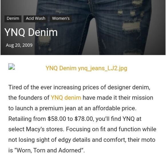 YNQ Jeans distressed and destroyed 28 - Picture 13 of 15